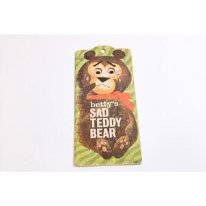Betty's Sad Teddy Bear, Picture Peek-A-Book, Lowe, 1960s, ~ 250407-WH 344